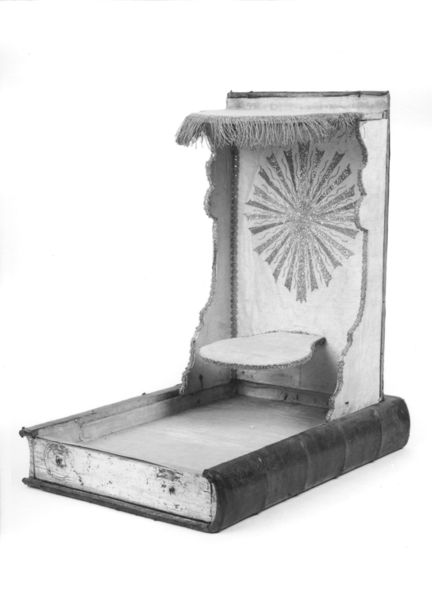 tronetto per esposizione eucaristica, opera isolata - bottega italiana (sec. XIX)