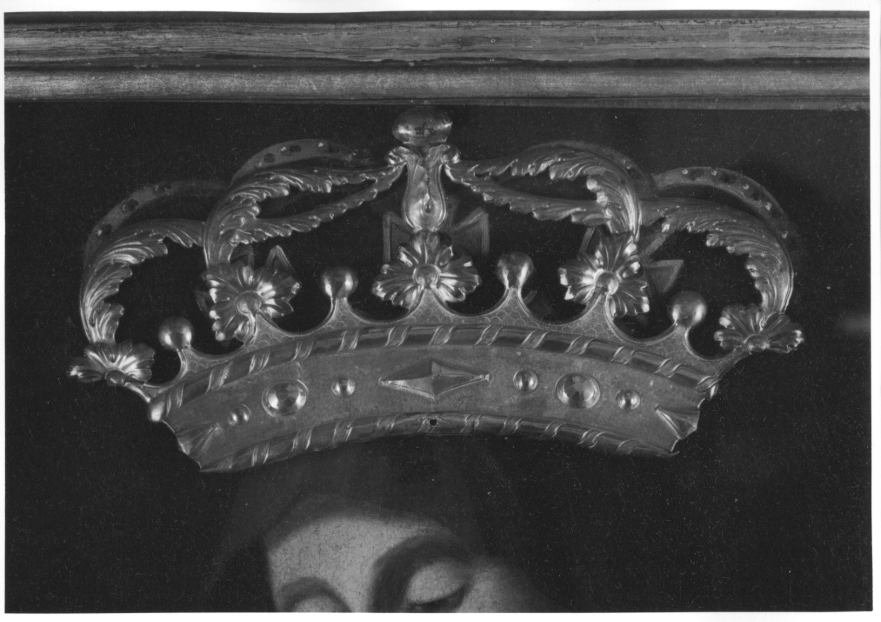 corona da dipinto, opera isolata - bottega piemontese (sec. XVIII)