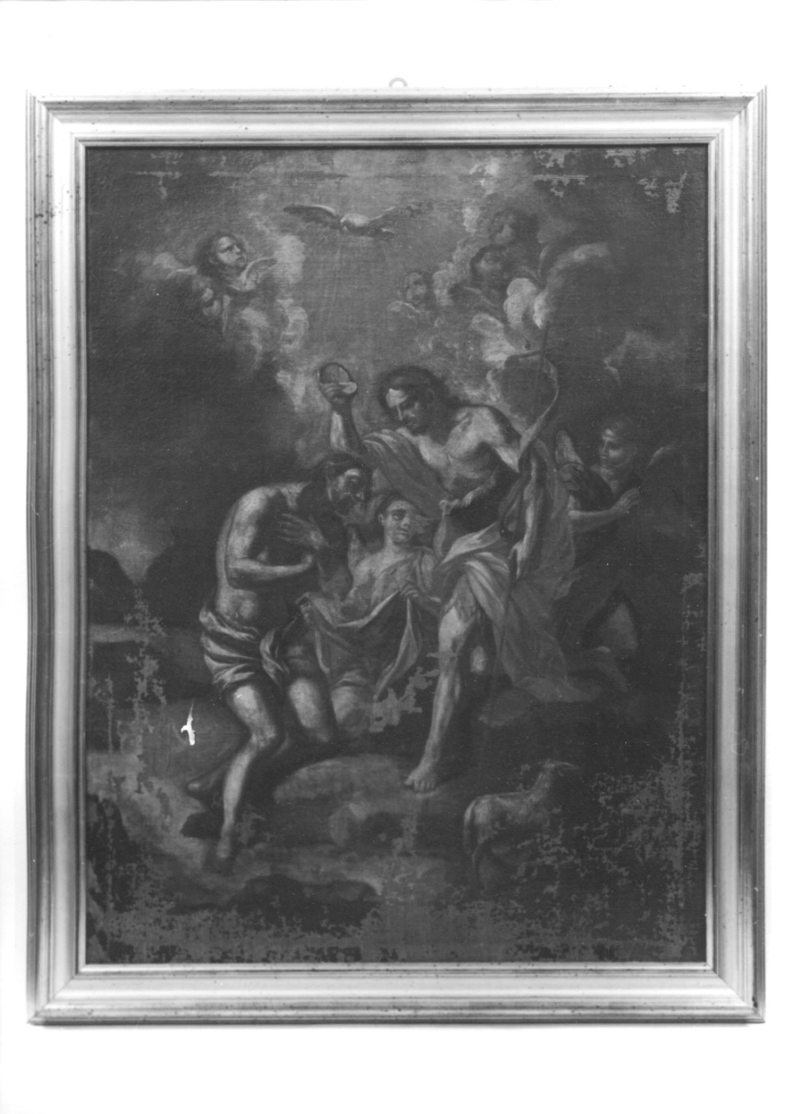 BATTESIMO DI CRISTO (dipinto, opera isolata) - ambito piemontese (seconda metà sec. XVII)