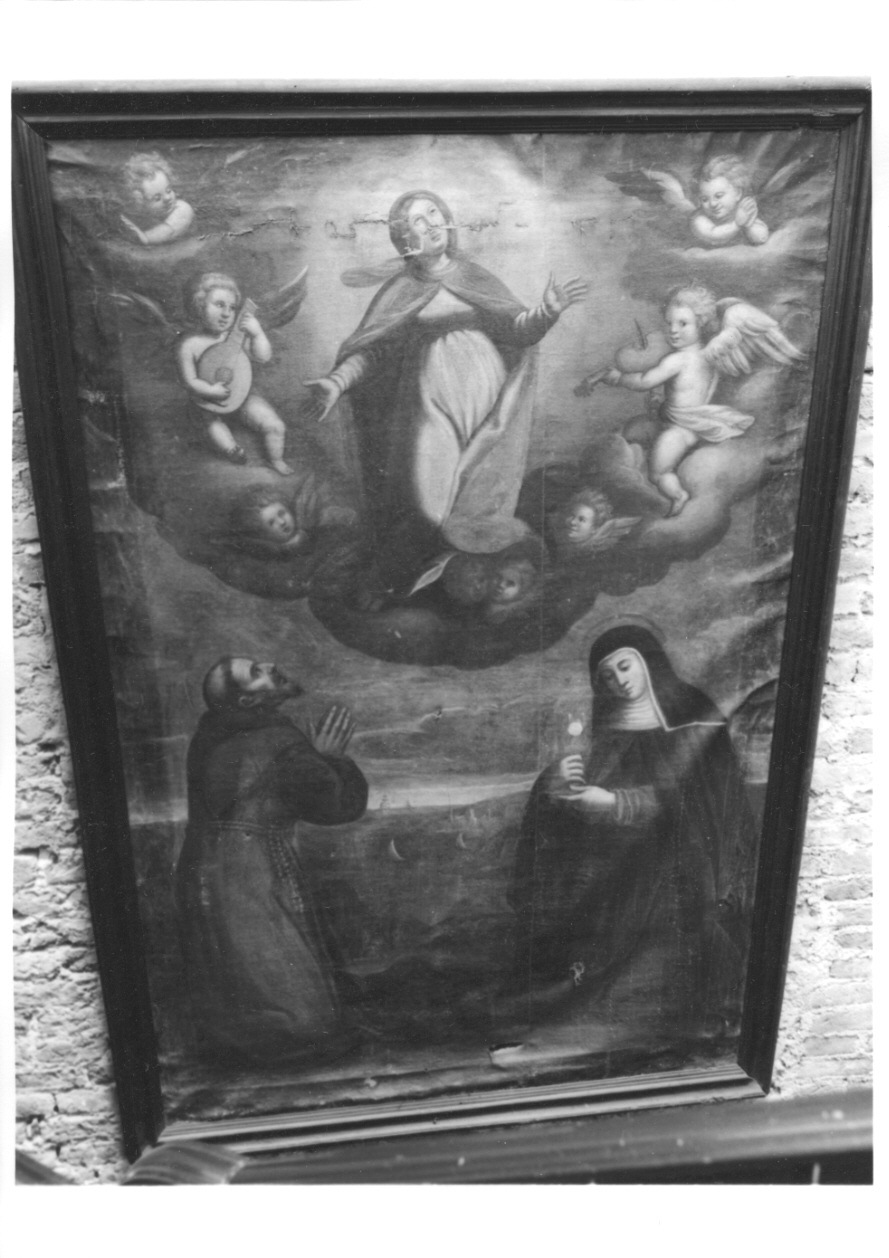 MADONNA ASSUNTA (dipinto, opera isolata) - ambito piemontese (seconda metà sec. XVII)