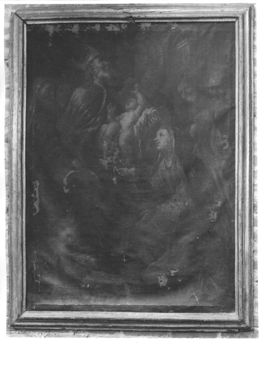 presentazione di Gesù al tempio (dipinto, opera isolata) - ambito piemontese (sec. XVII)