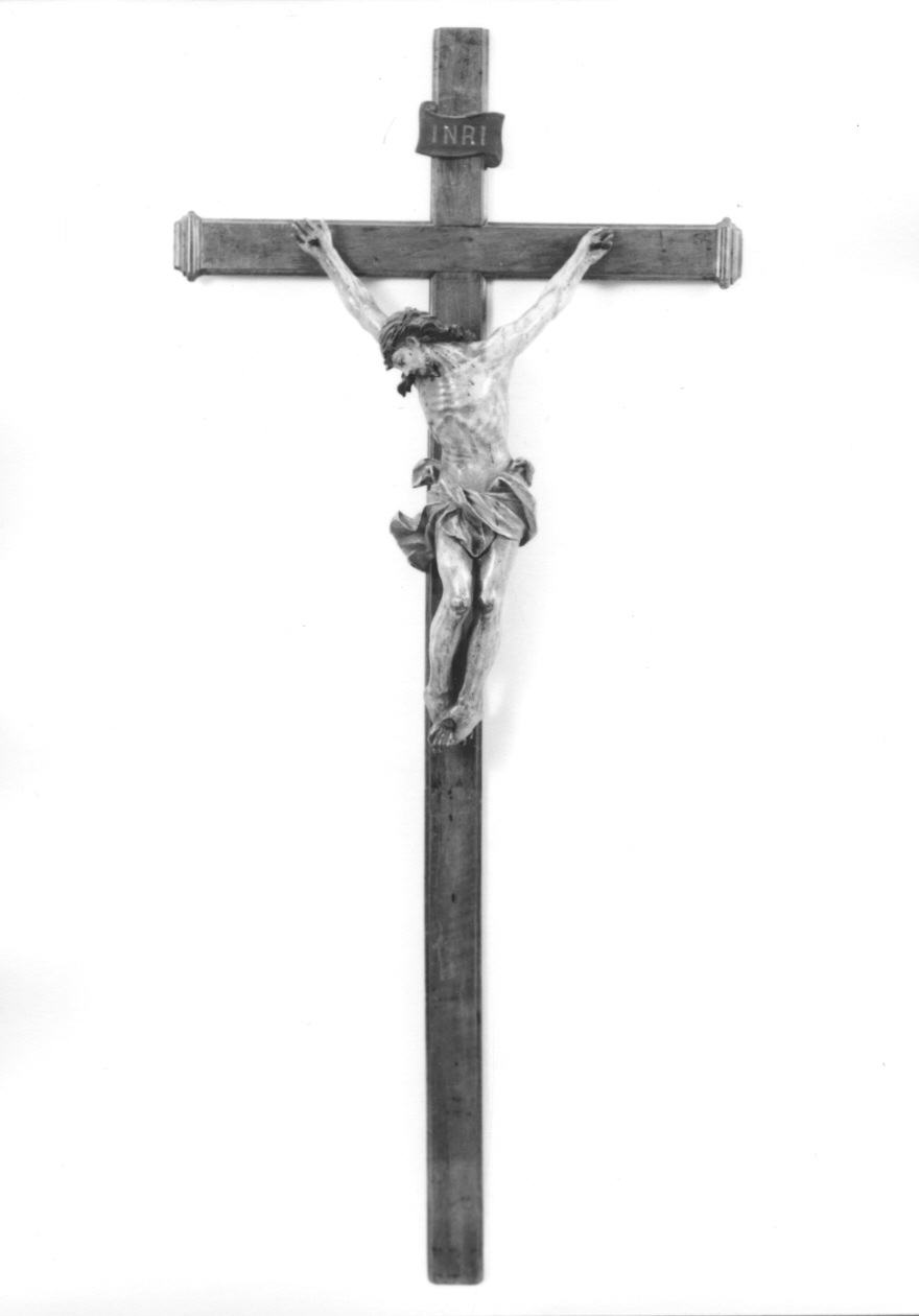 CRISTO CROCIFISSO (scultura, opera isolata) - bottega genovese (sec. XVIII)