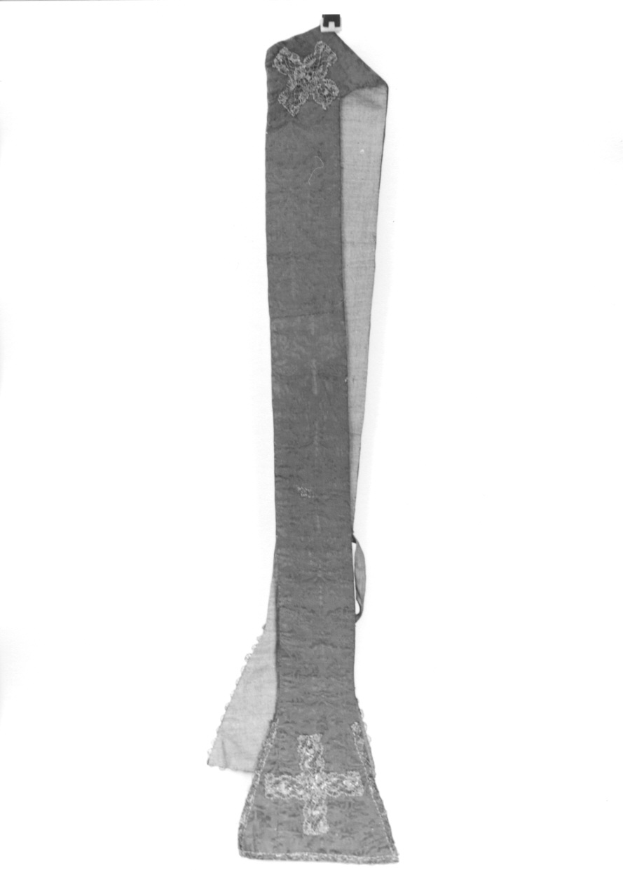 stola, elemento d'insieme - manifattura italiana (sec. XVIII)