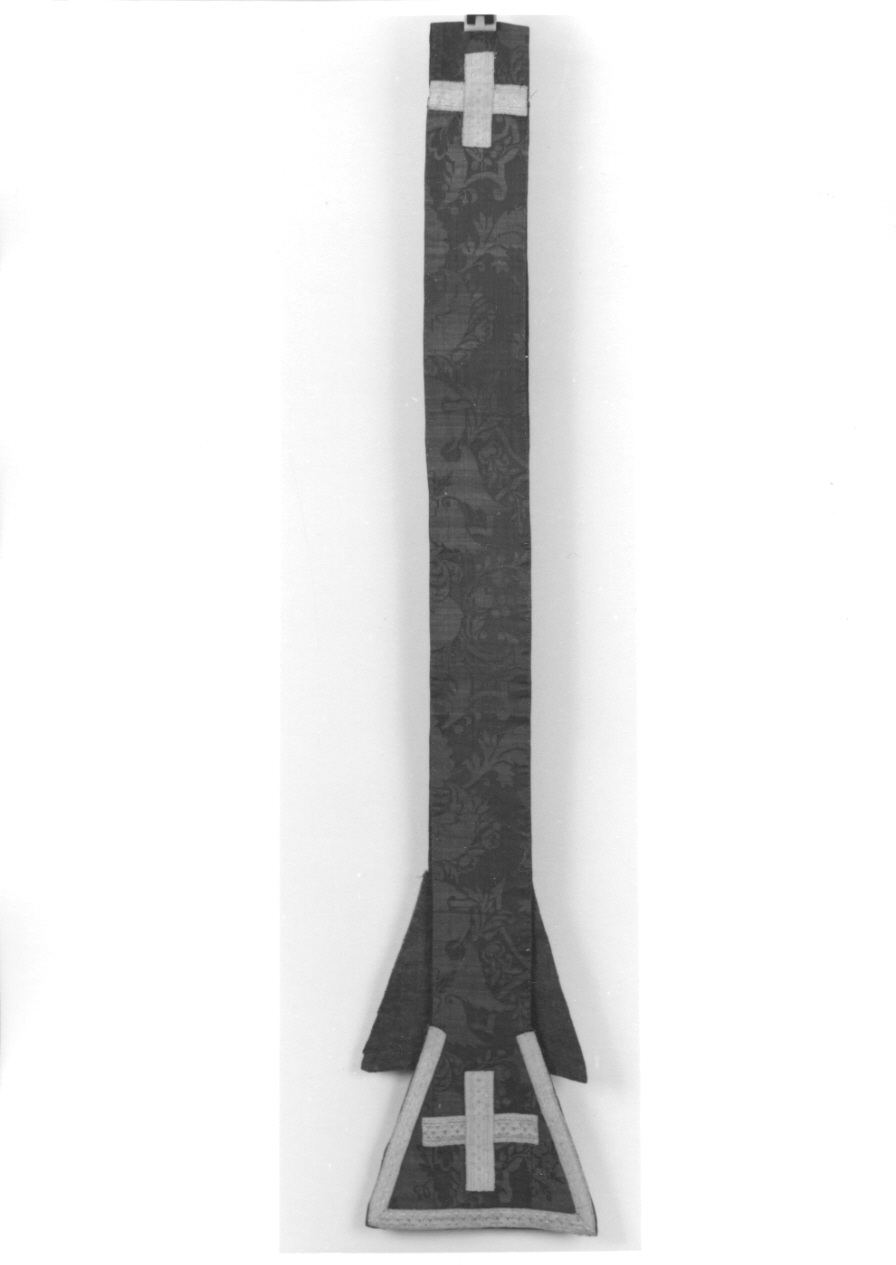 stola, elemento d'insieme - manifattura italiana (sec. XIX)