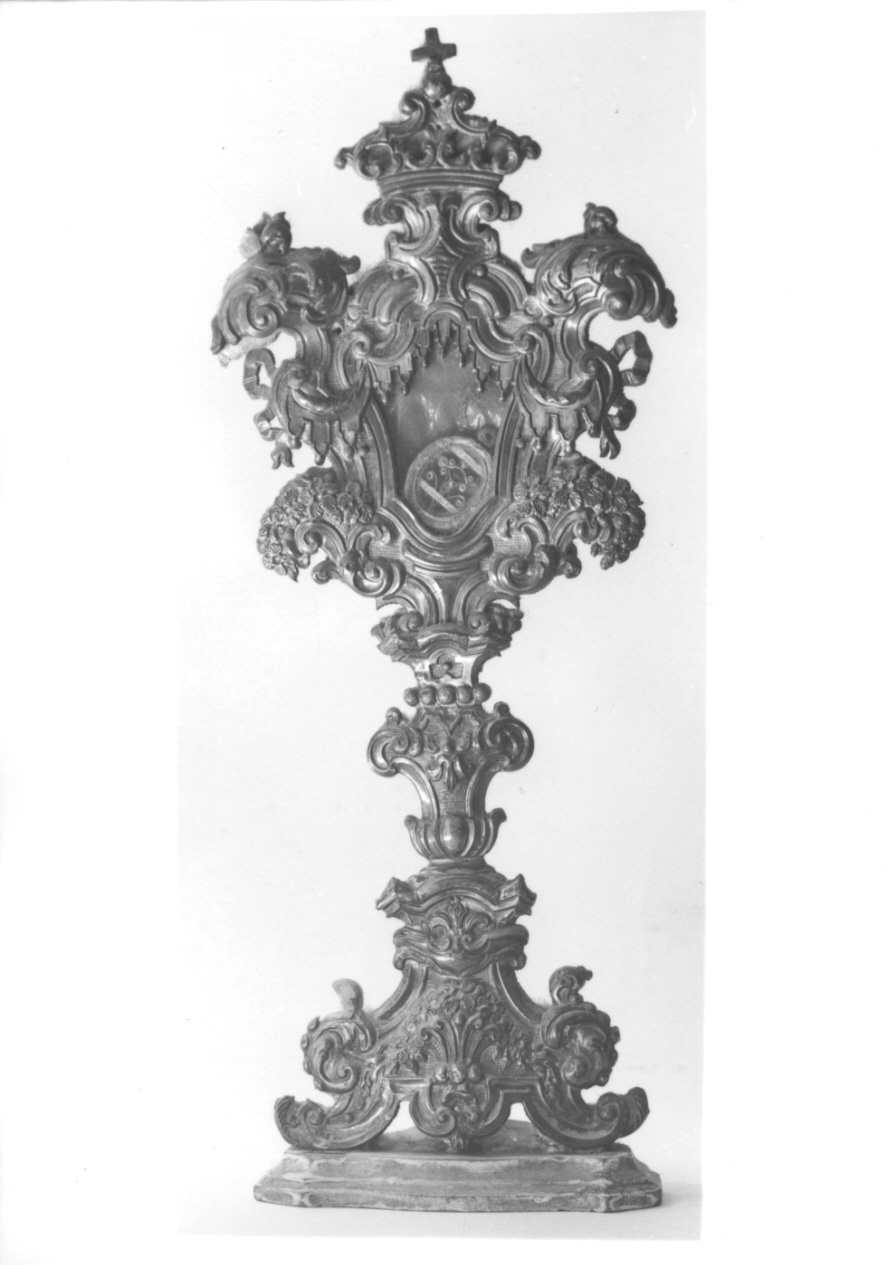 reliquiario - a OSTENSORIO, opera isolata - bottega italiana (seconda metà sec. XVIII)