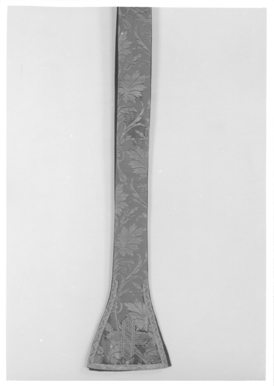 stola, elemento d'insieme - manifattura italiana (primo quarto sec. XX)