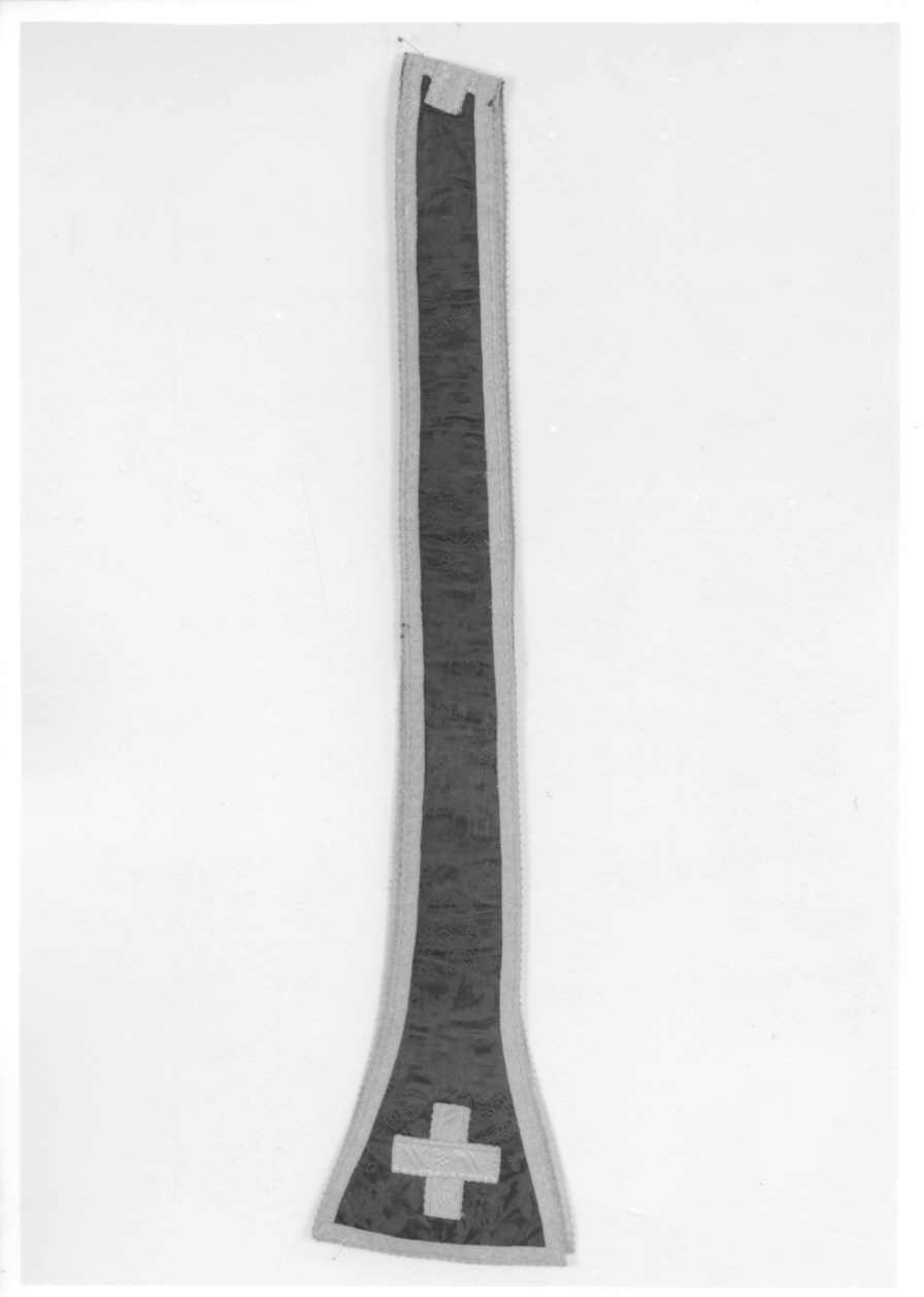 stola, elemento d'insieme - manifattura piemontese (sec. XIX)