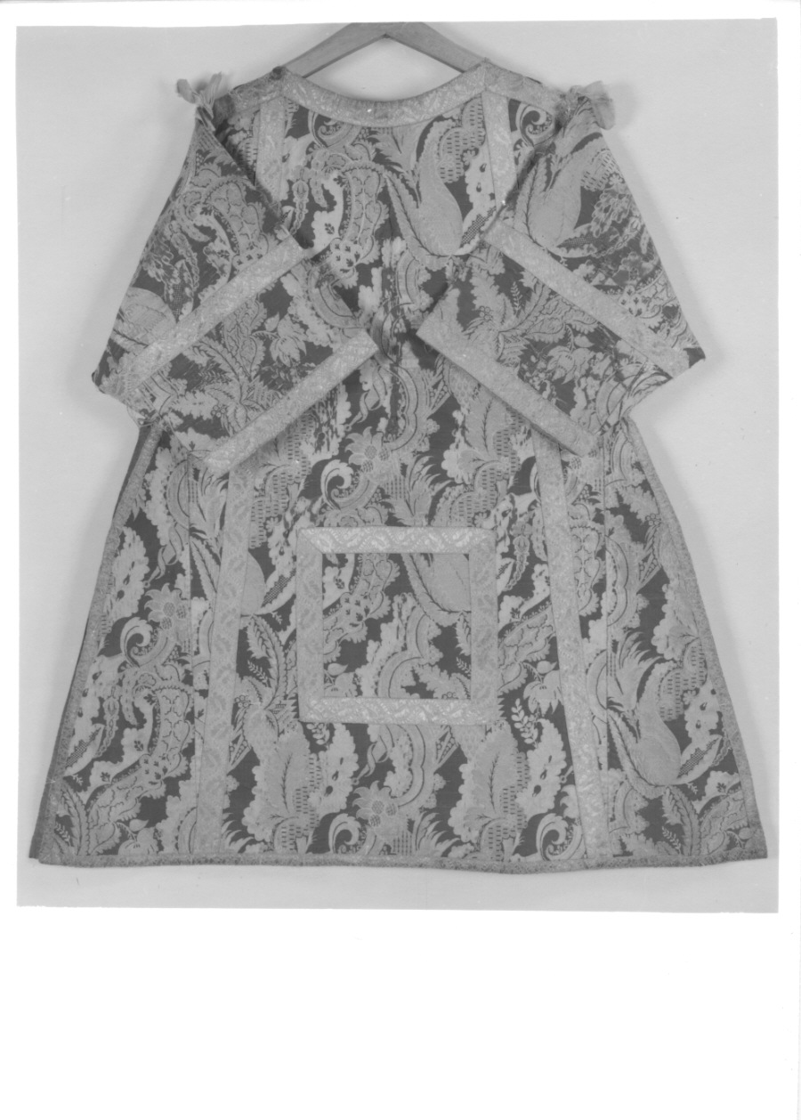 dalmatica, elemento d'insieme - manifattura piemontese (prima metà sec. XVIII)