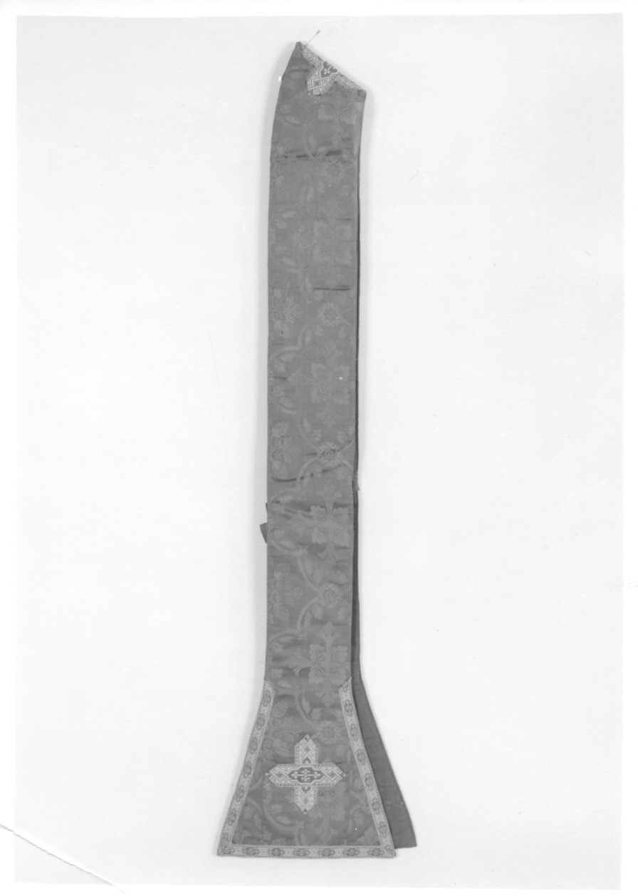 stola, elemento d'insieme - manifattura italiana (primo quarto sec. XX)