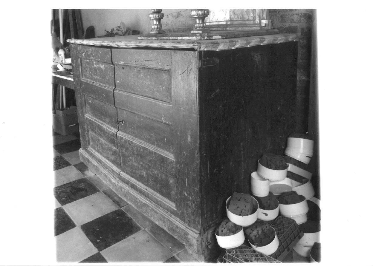 cassettiera, opera isolata - bottega piemontese (seconda metà sec. XIX)