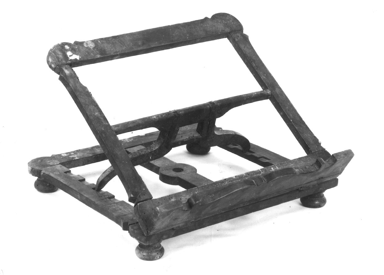 leggio d'altare, opera isolata - bottega piemontese (seconda metà sec. XIX)