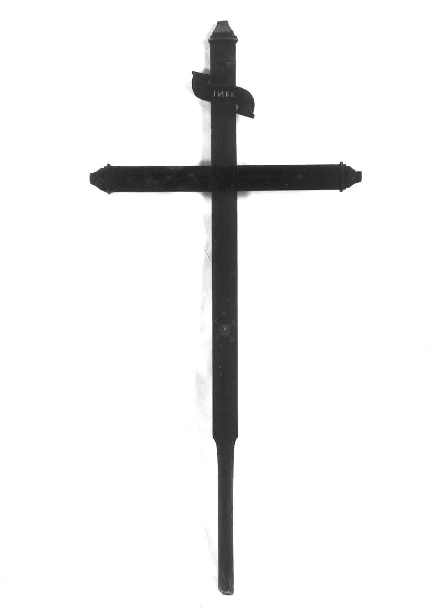 croce processionale, opera isolata - bottega piemontese (sec. XIX)