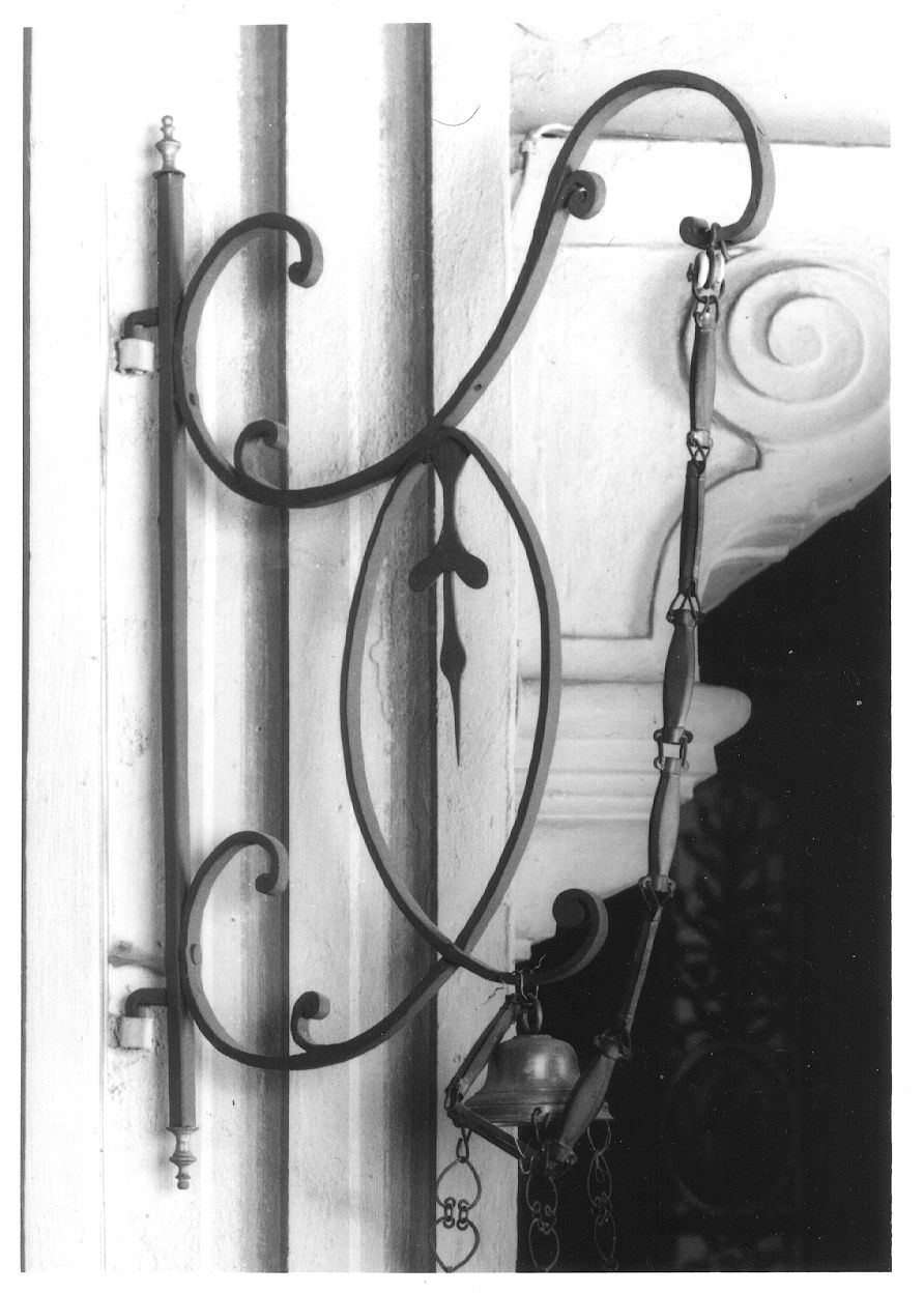 candeliere da parete, serie - bottega piemontese (fine/ inizio secc. XIX/ XX)