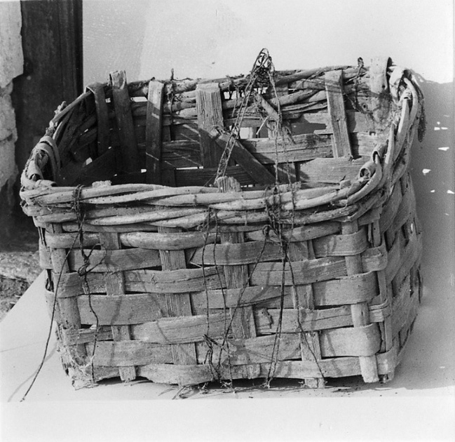 cesta per uva - ambito astigiano (sec. XX)