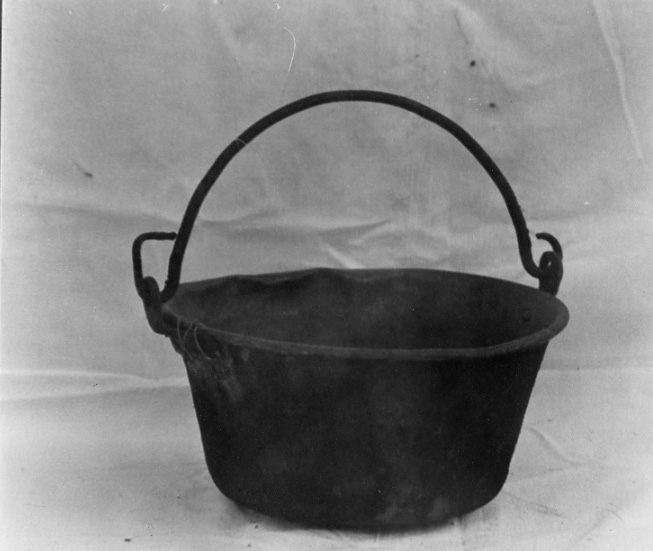 paiolo da cucina - ambito astigiano (sec. XX)