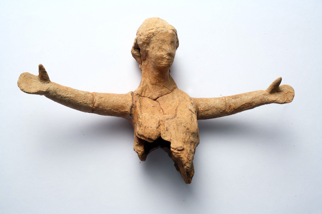 Orante (statuetta votiva) - produzione messapica (prima metà sec. III a.C)