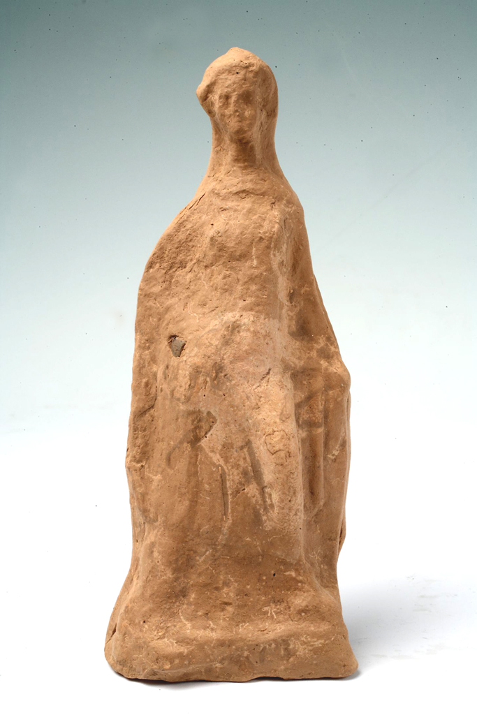 Figura femminile stante (statuetta votiva) - produzione locale (Sec. III a.C)