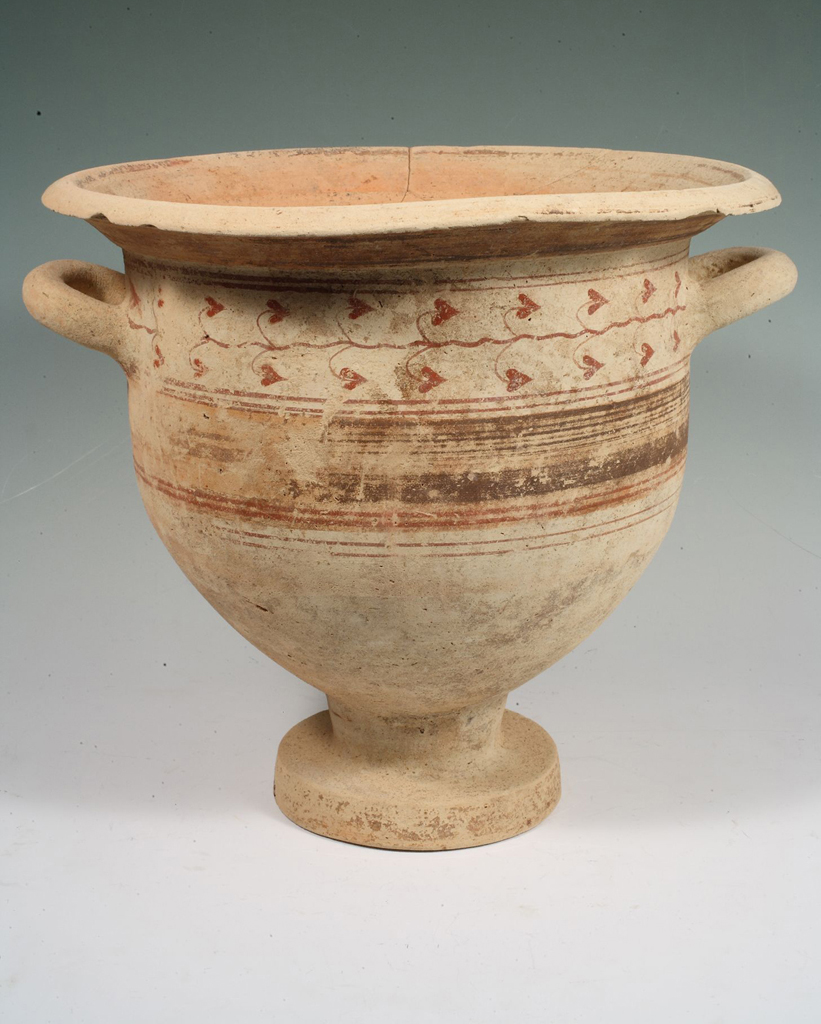 CRATERE A CAMPANA - produzione apula (sec. IV a.C)