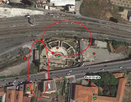 PORTA PRAETORIA O DI PROVENZA (RESTI) E MURA OCCIDENTALI (porta, struttura di fortificazione) - Ventimiglia (IM)  (fine Età romana repubblicana)