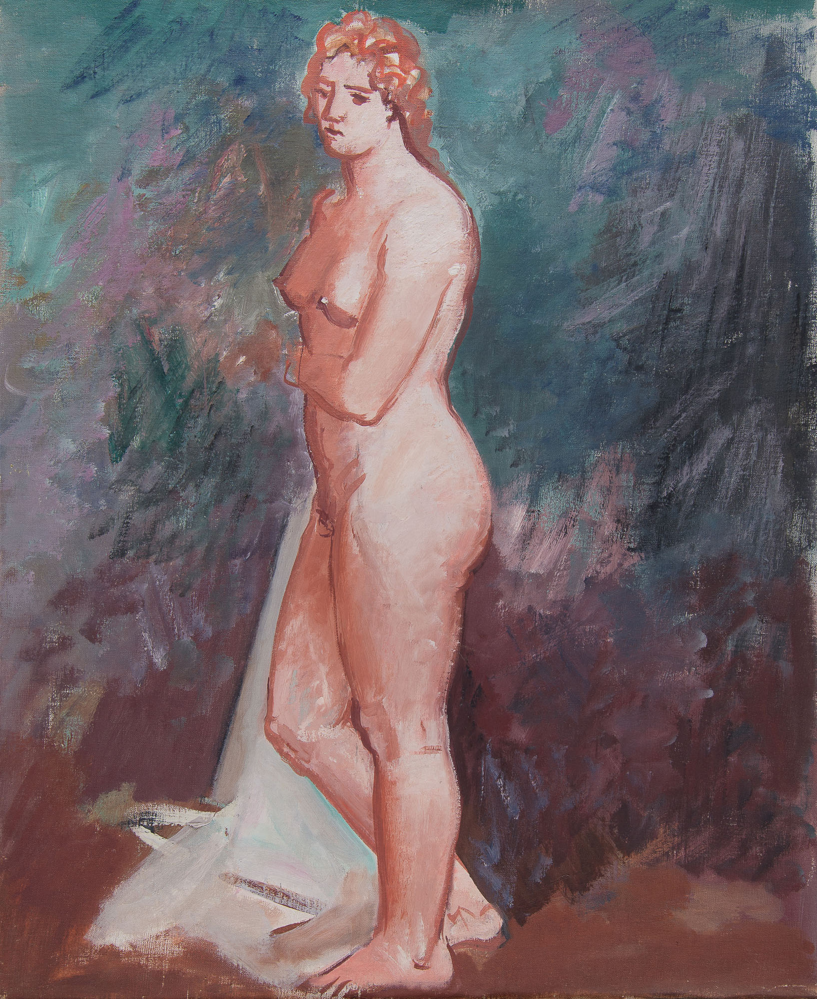 nudo di donna (dipinto) di Funi, Achille (XX)