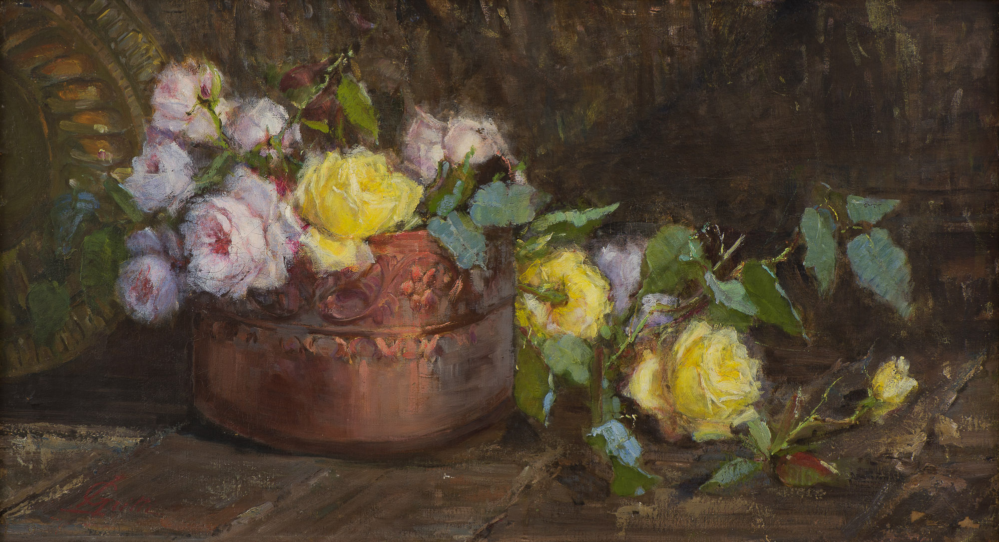 rose (dipinto) di Gritti, Lucia (metà/ metà XIX-XX)