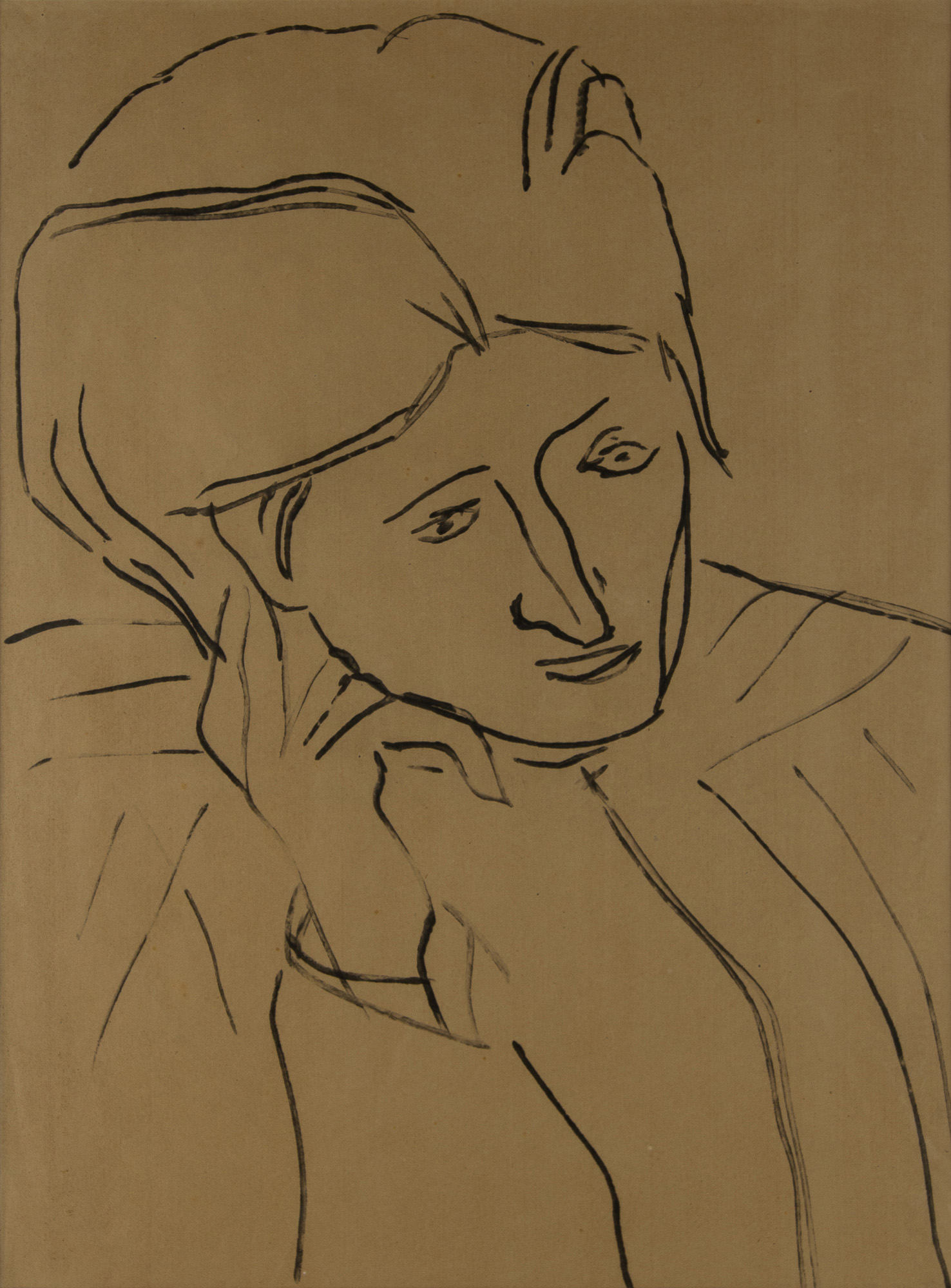 Ritratto femminile (disegno) di Martini Arturo - ambito italiano (prima metà XX)
