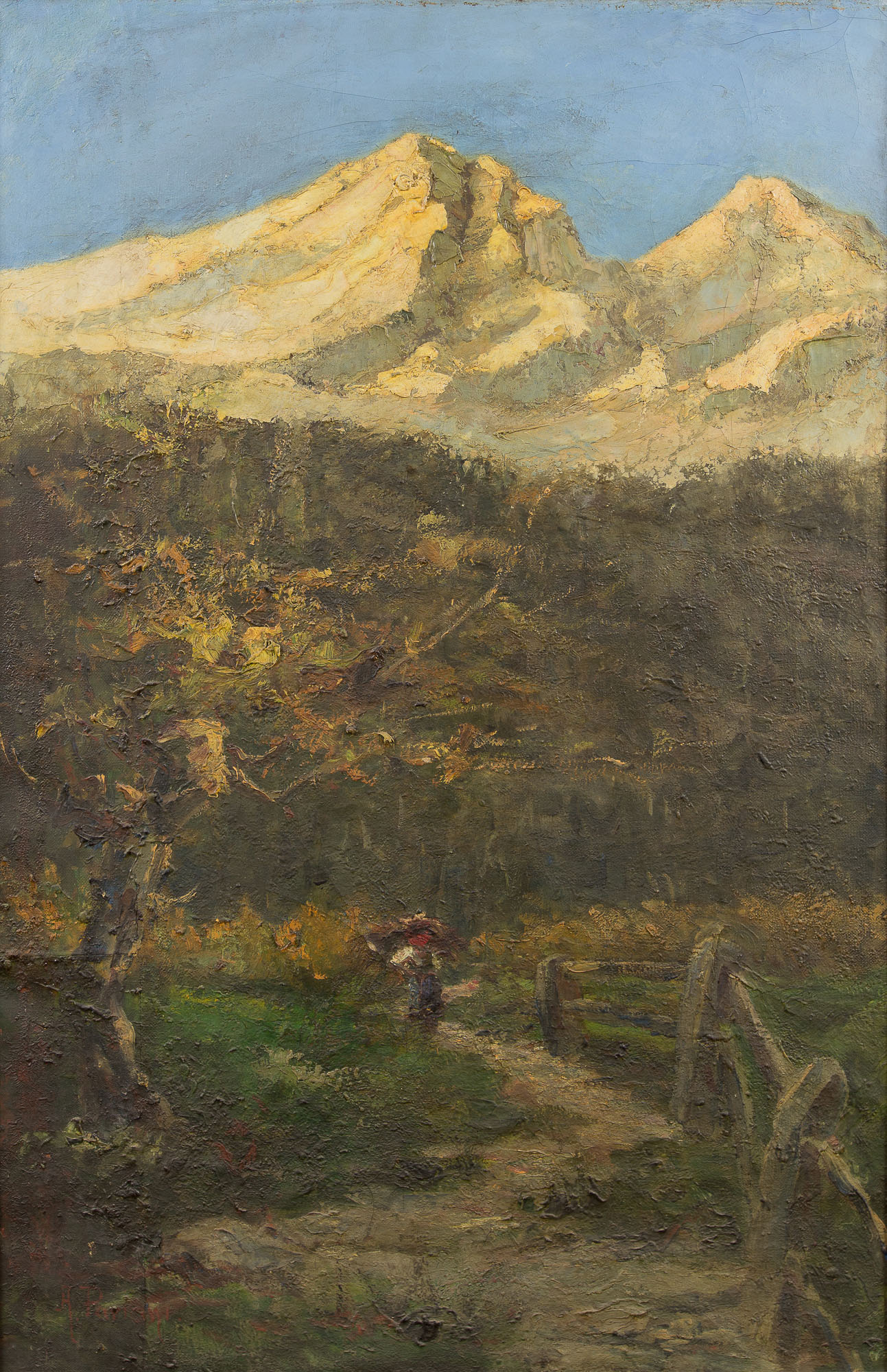 monte Leone (dipinto) di Pariani, Alfredo (primo quarto XX)