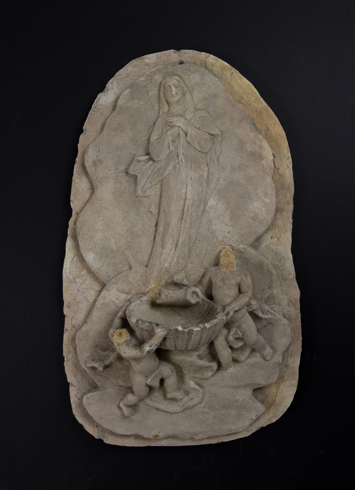 Assunzione di Maria (scultura) di Branca Giulio - ambito italiano (fine/ inizio XIX-XX)