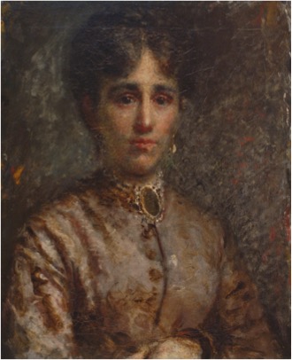 Ritratto di Giuseppina Imperatori Orsenigo, Ritratto femmnile: Giuseppina Imperatori Orsenigo (dipinto) di Ranzoni, Daniele - ambito italiano (seconda metà XIX)