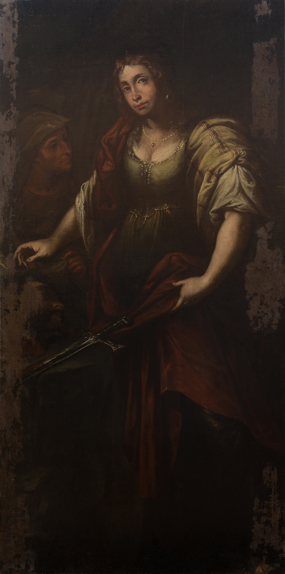 Giuditta, ritratto di santa (dipinto) di Strozzi, Bernardo (bottega) - ambito italiano (XVII)