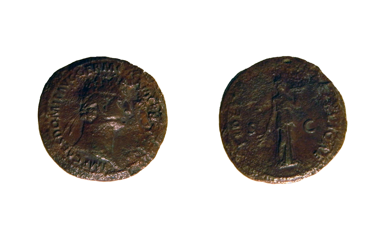 moneta - Dupondio (Età di Domiziano)