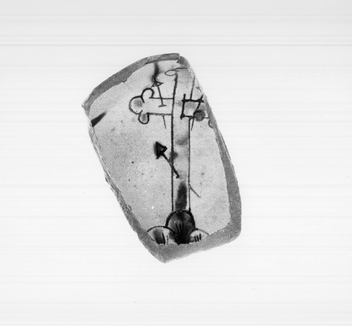 scodella, frammento - bottega veneta (fine/inizio secc. XV/ XVI)