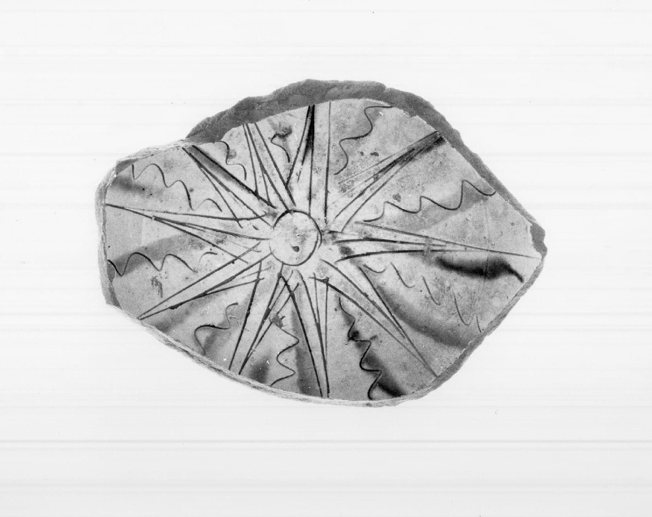 scodella, frammento - bottega mantovana (fine/inizio secc. XV/ XVI)