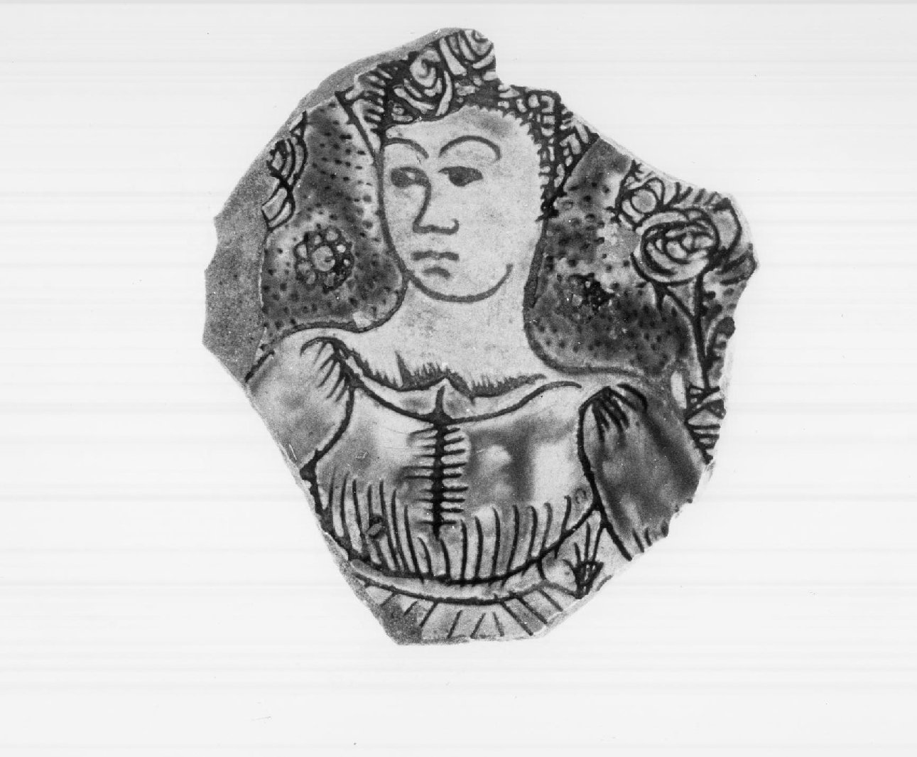 piatto, frammento - bottega veneta (sec. XV)