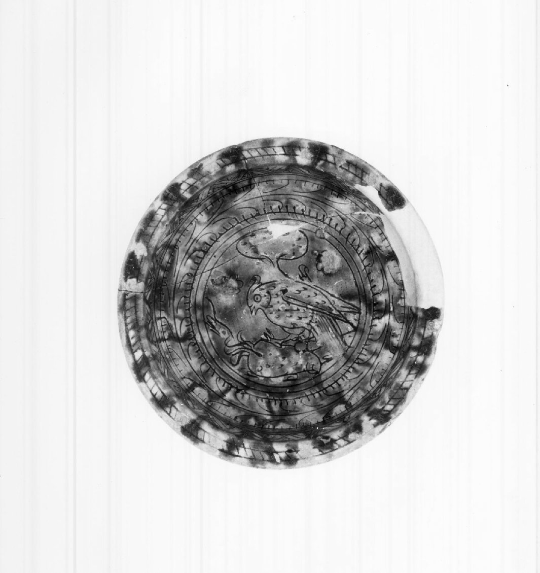 scodella, frammento - bottega ferrarese (sec. XV)