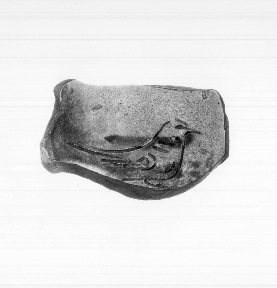 piatto, frammento - bottega mantovana (sec. XVI)