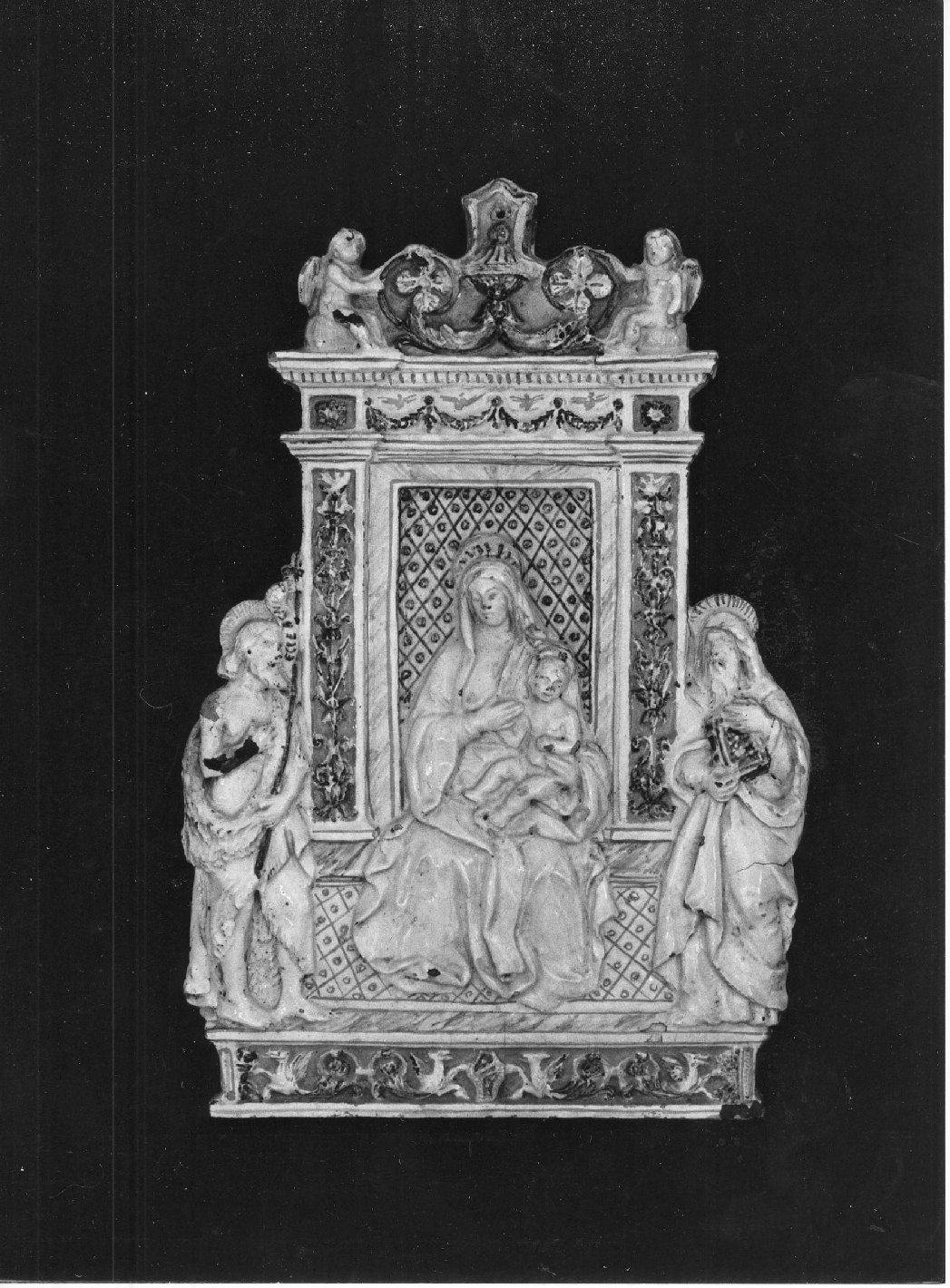 targa devozionale - bottega toscana (sec. XVI)