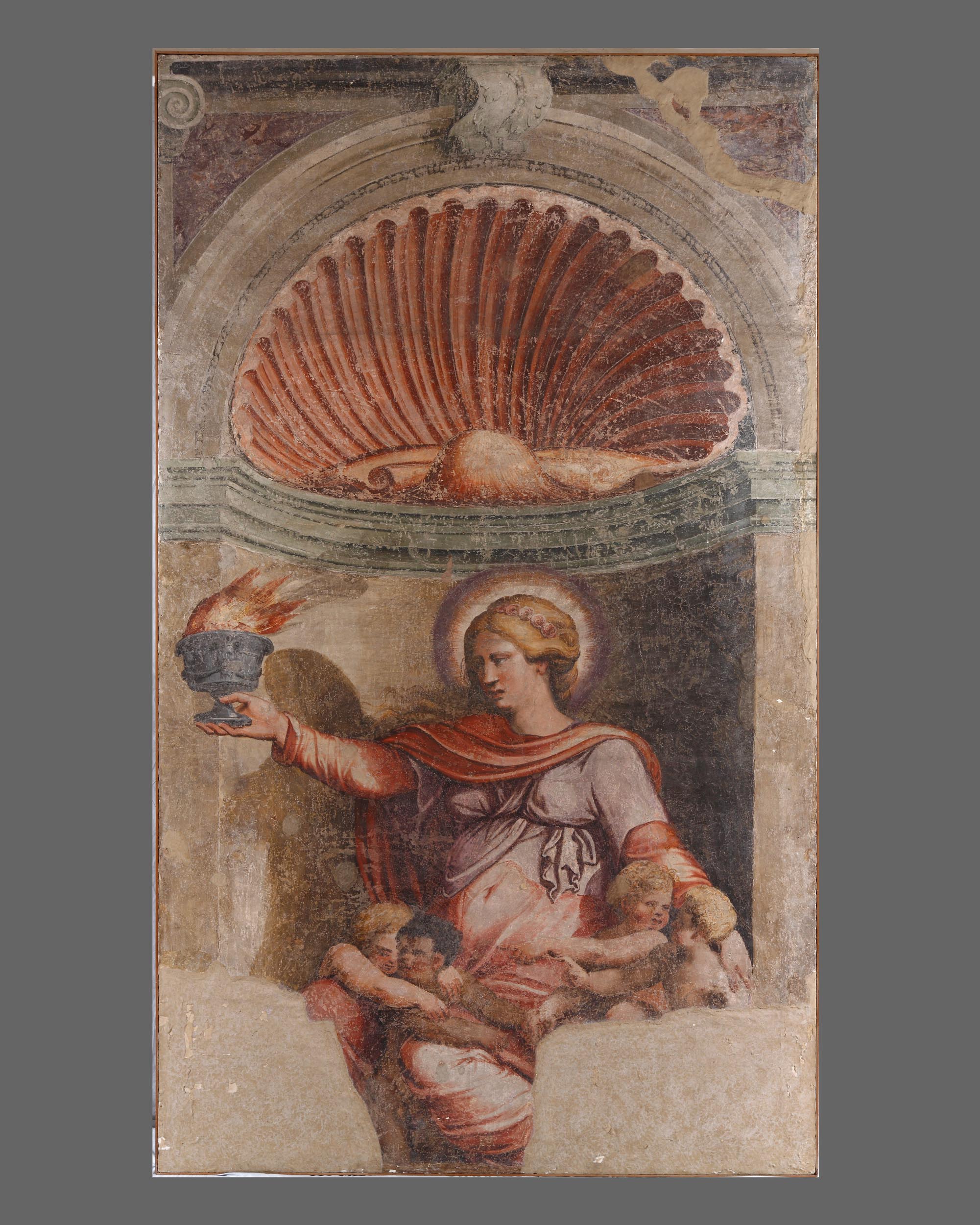 Carità (dipinto, ciclo) - ambito mantovano (sec. XVI, sec. XVII)