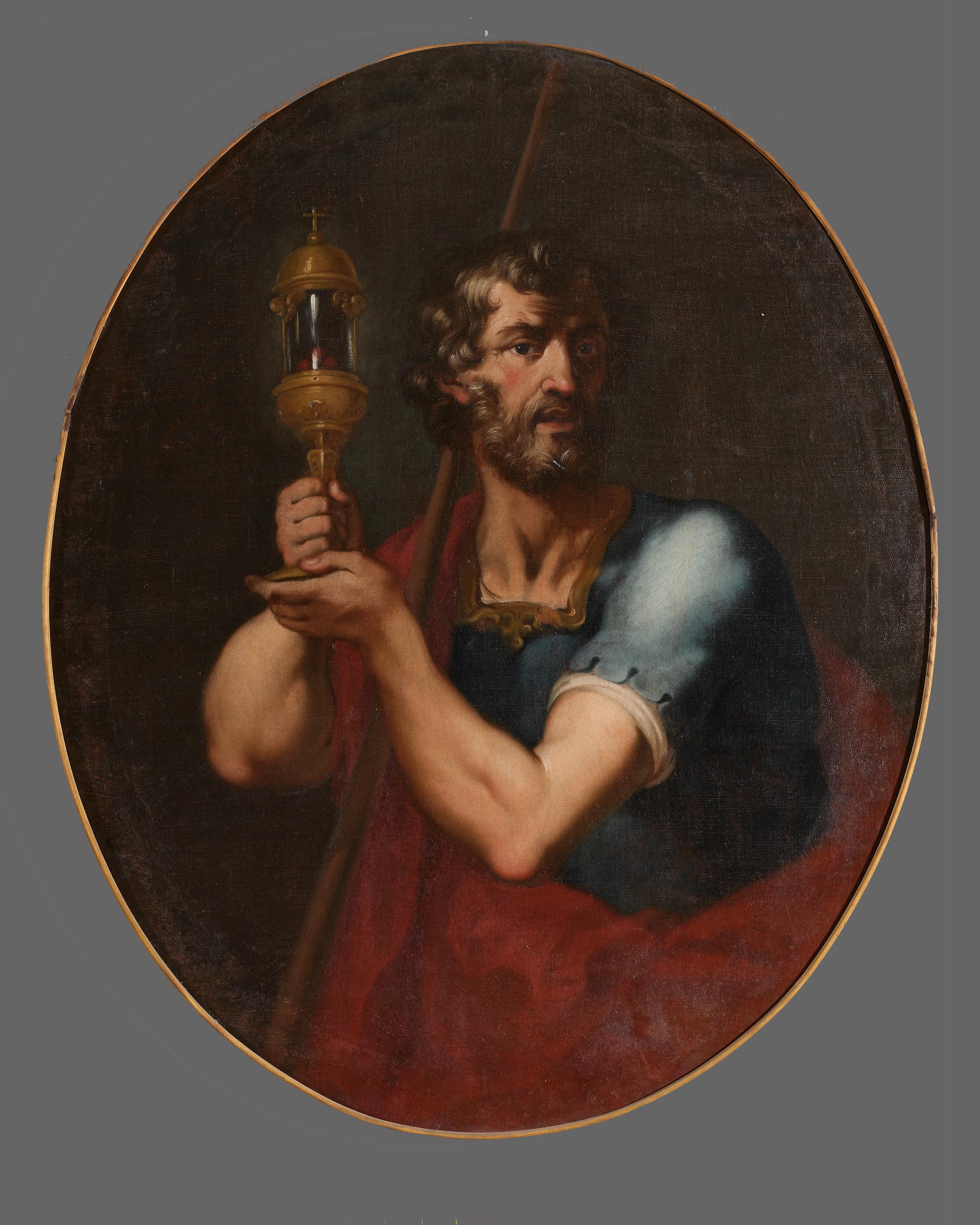 San Longino (dipinto, elemento d'insieme) di Orioli Giuseppe (sec. XVIII)