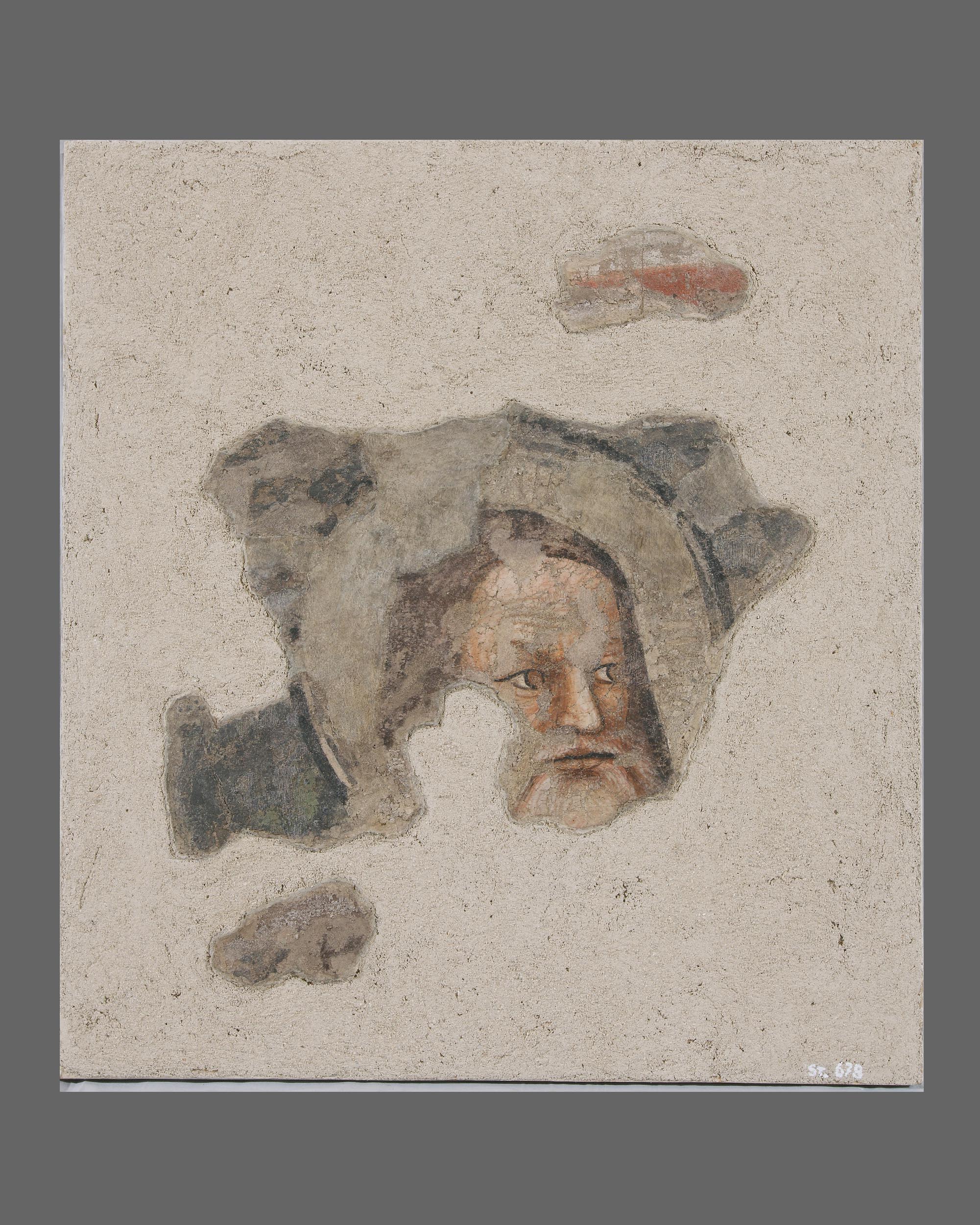 Sant'Antonio Abate (?) (dipinto, opera isolata) - ambito emiliano-lombardo (secc. XIV/ XV)