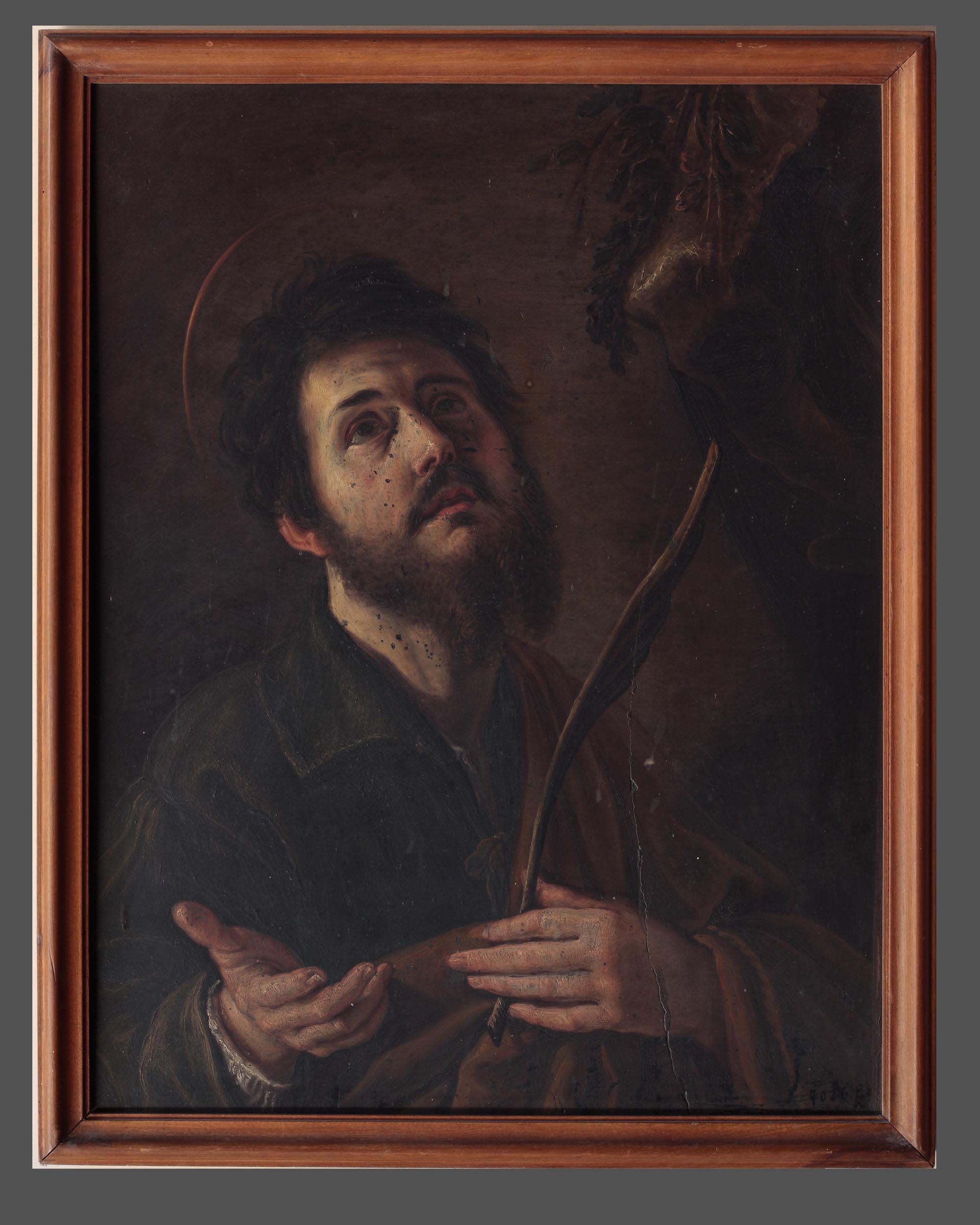 Santo martire (dipinto, elemento d'insieme) di Fetti Domenico (sec. XVII)