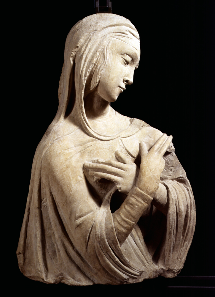 Madonna (scultura, elemento d'insieme) di Agostino di Duccio (attribuito) (seconda metà sec. XV)