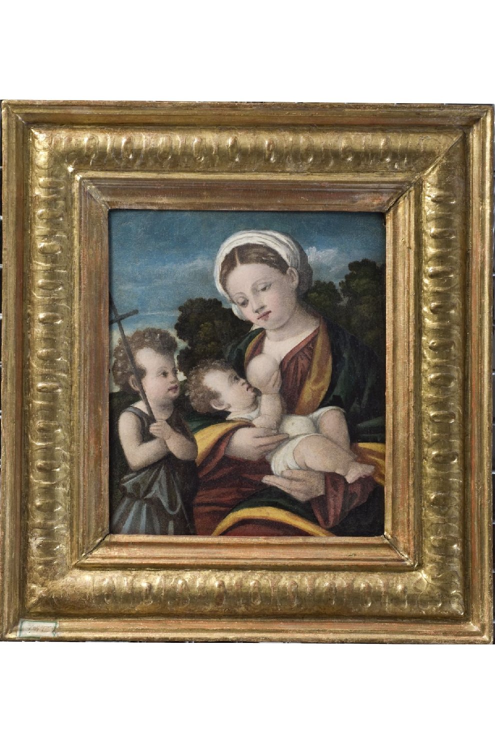 Madonna del Latte (dipinto, opera isolata) - ambito veneto (seconda metà sec. XVI)