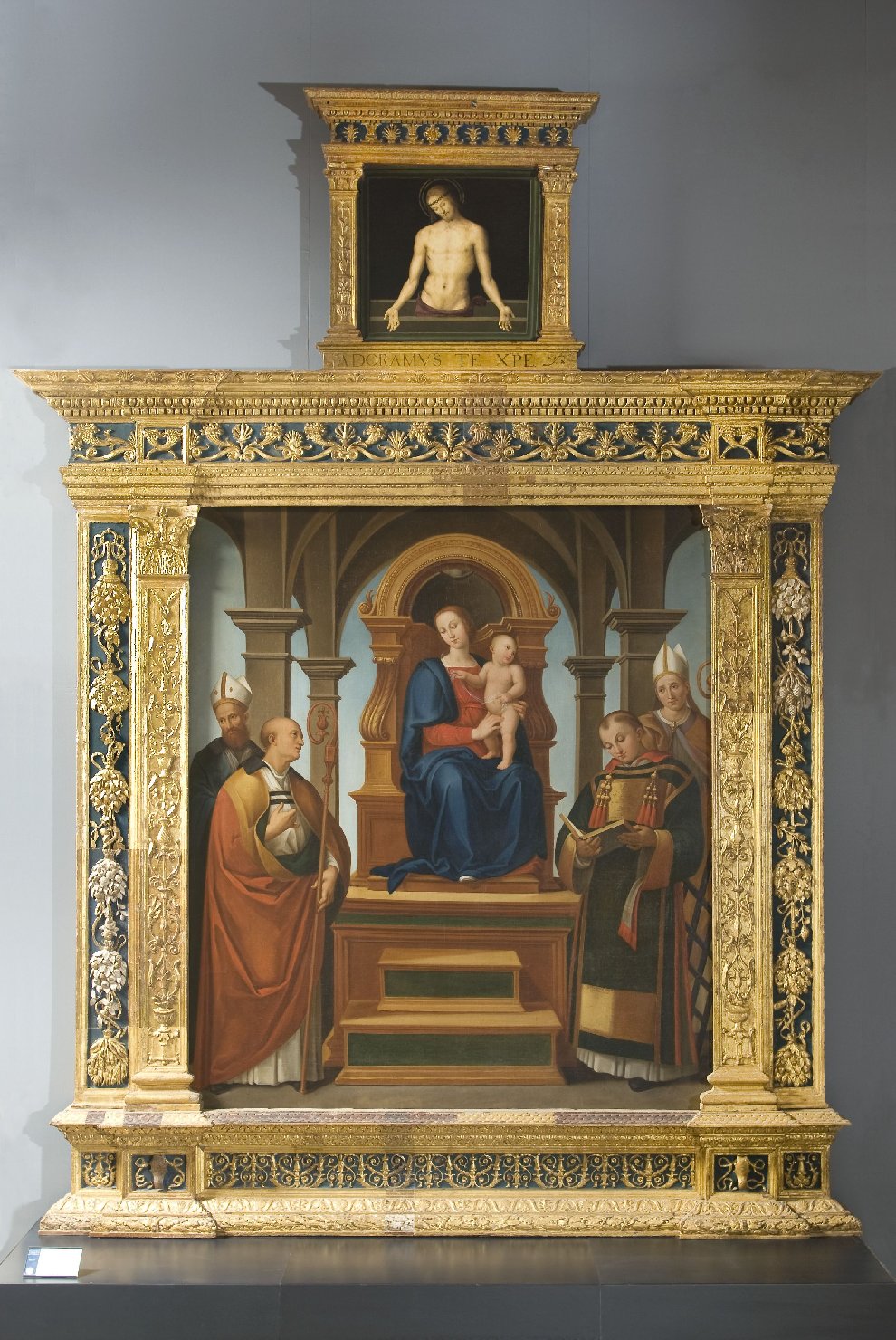 pala d'altare, insieme di Bastoni Giovanni Battista, Vannucci Pietro detto il Perugino, Garbi Domenico (ultimo quarto sec. XV)