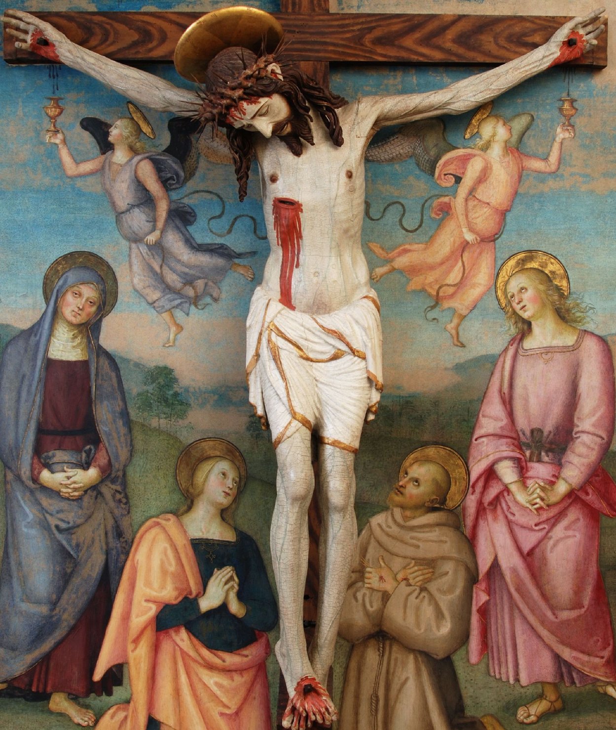 Cristo crocifisso (scultura, elemento d'insieme) - ambito tedesco (inizio sec. XVI)