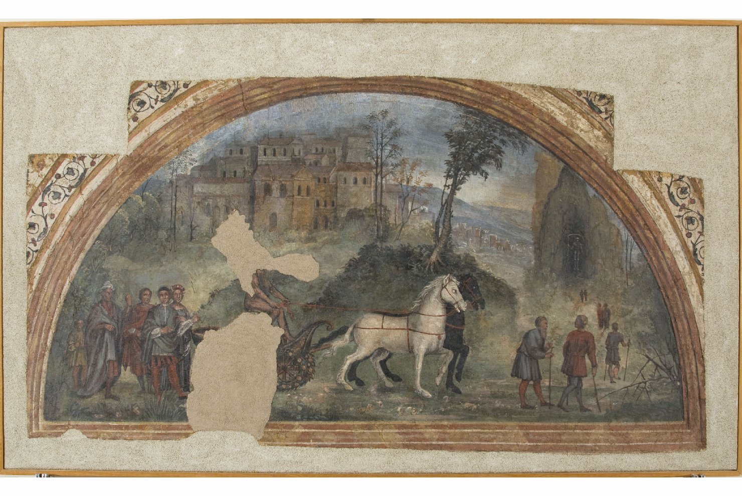 allegoria della Fortuna (dipinto, frammento) - ambito Italia centrale (prima metà sec. XVI)