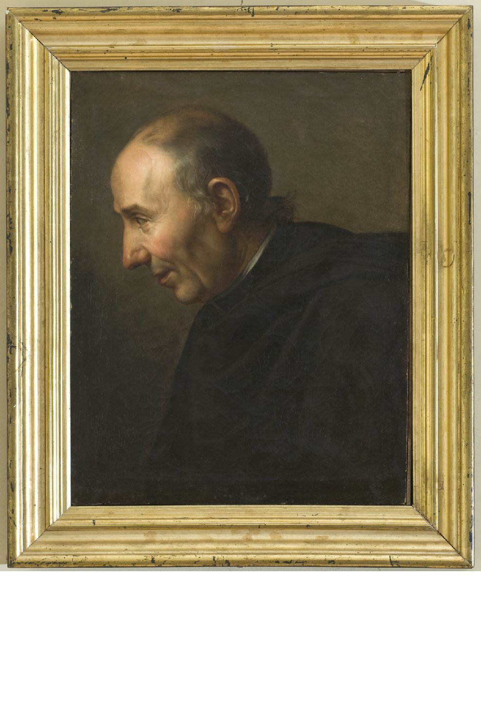 ritratto di ecclesiastico (dipinto, opera isolata) di Wicar Jean detto Baptiste (attribuito) (secc. XVIII/ XIX)