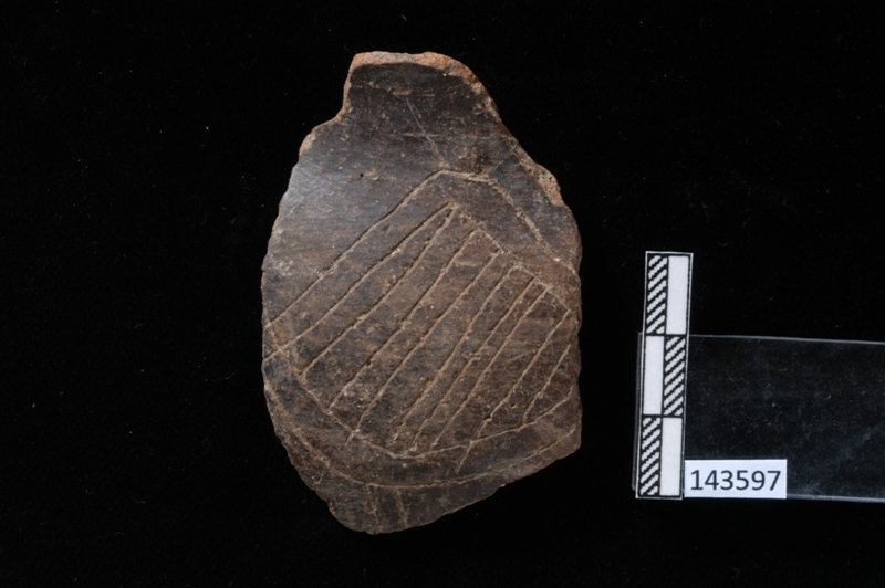 vaso di forma chiusa/parete (VIII sec. a.C.-VII sec. a)