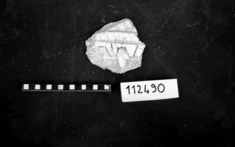 rivestimento in stucco/frammento (I sec. a.C.-I sec. d.C)