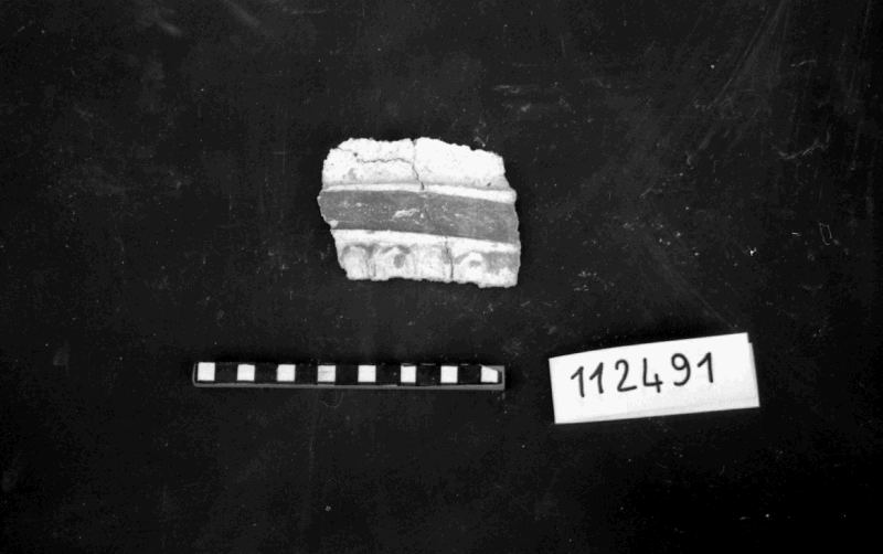 rivestimento in stucco/frammento (I sec. d.C)